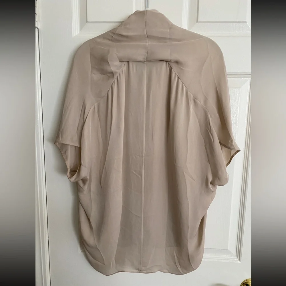 Vince Silk Blouse Cream Size S - Picture 6 of 8